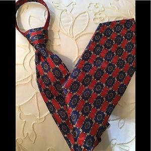 Men’s red zip tie Hanover made in the USA